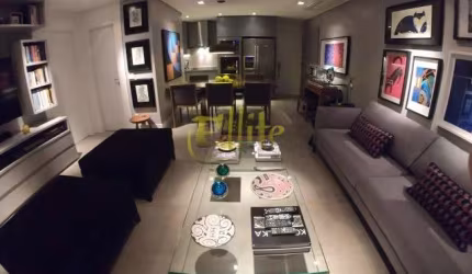 Flat à venda, com localização privilegiada no bairro da Vila Nova Conceição, São Paulo.