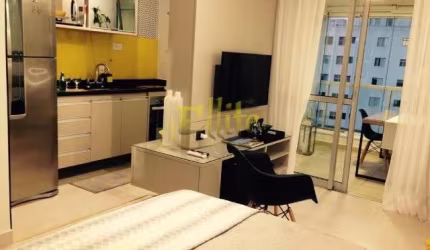 Apartamento totalmente mobiliado com 1 dormitório para locação na região de Moema em São Paulo, à 900 metros da estação Moema!