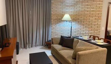 Flat mobiliado para locação no Itaim Bibi, São Paulo!