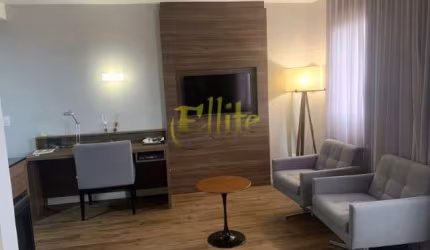 Flat para locação na Vila Olímpia, totalmente mobiliado com serviços !