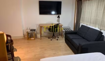 Flat para locação com 1 dormitório na região do Itaim Bibi, em São Paulo!