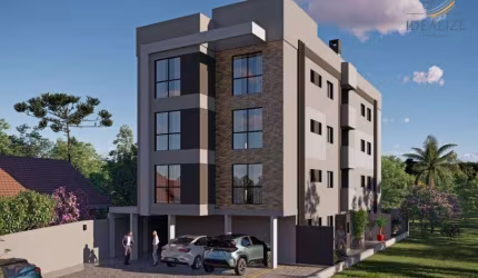 Apartamento com 3 quartos à venda na Rua José Mauri Zen, Bom Jesus, São José dos Pinhais, 61 m2 por R$ 349.000
