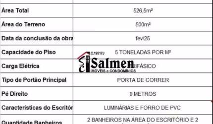 Barracão / Galpão / Depósito para alugar no Jardim Jóia, Arujá , 425 m2 por R$ 15.000