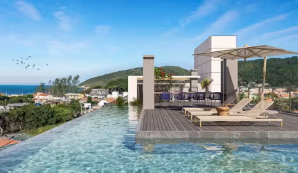 Studio na quadra do mar na Barra da Lagoa com 44 m² por R$ 590.000 - Florianópolis/SC