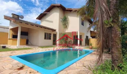 Casa com 4 dormitórios para alugar, 220 m² por R$ 7.000,00/mês - Terra Bonita - Londrina/PR