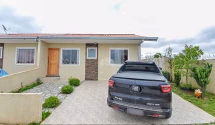 Casa em condomínio fechado com 3 quartos à venda na Rua Antônio Serafim, 131, Parque do Embu, Colombo, 113 m2 por R$ 300.000