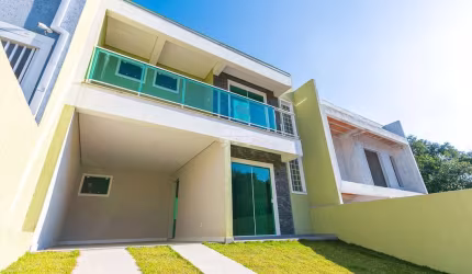 Casa em condomínio fechado com 4 quartos à venda na Rua Francisco Druzyk, 84, Águas Claras, Campo Largo, 135 m2 por R$ 540.000