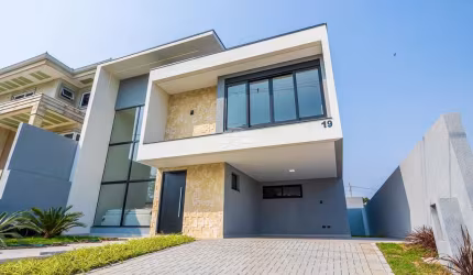 Casa em condomínio fechado com 3 quartos à venda na Rua Vereador Alberto Klemes, 36, Jardim das Américas, Campo Largo, 187 m2 por R$ 1.378.000