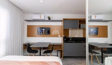 Kitnet / Stúdio à venda na Avenida Silva Jardim, 901, Rebouças, Curitiba, 18 m2 por R$ 295.000