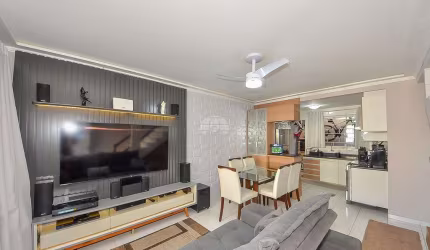 Casa em condomínio fechado com 2 quartos à venda na Rua Professora Edmée Neal Algouver, 372, Alto Boqueirão, Curitiba, 68 m2 por R$ 350.000