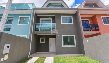 Casa em condomínio fechado com 3 quartos à venda na Rua Arthur Martins Franco, 405, Cidade Industrial, Curitiba, 118 m2 por R$ 750.000