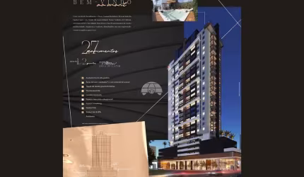 Apartamento com 1 quarto à venda na Avenida Visconde de Guarapuava, 3116, Centro, Curitiba, 33 m2 por R$ 405.000