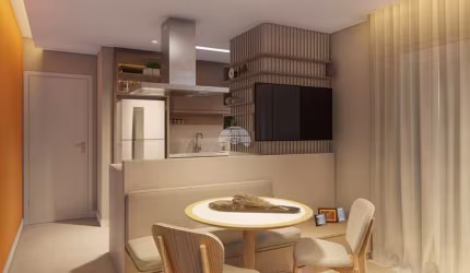 Apartamento com 3 quartos à venda na Rua Tereza Caetano de Lima, 981, Parque da Fonte, São José dos Pinhais, 59 m2 por R$ 329.000