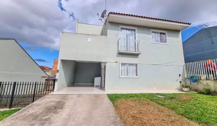 Casa em condomínio fechado com 3 quartos à venda na Rua Presidente Faria, 1317, Colônia Faria, Colombo, 119 m2 por R$ 385.000