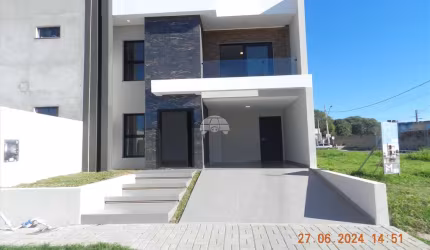 Casa em condomínio fechado com 3 quartos à venda na Rua David Alves de Goes, 955, Boqueirão, Guarapuava, 125 m2 por R$ 750.000
