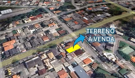 Terreno à venda na Rua Antônio Mendes de Siqueira, 172, Pinheirinho, Curitiba, 286 m2 por R$ 370.000