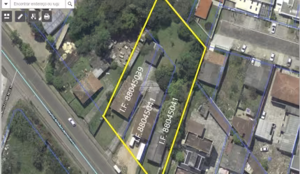 Terreno à venda na Avenida Senador Salgado Filho, 5921, Uberaba, Curitiba, 2278 m2 por R$ 2.800.000