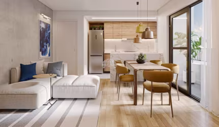 Apartamento com 2 quartos à venda na Rodovia João Leopoldo Jacomel, 12887, Estância Pinhais, Pinhais, 53 m2 por R$ 473.900