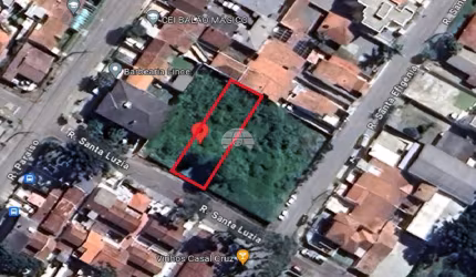 Terreno à venda na Rua Santa Luzia, 435, Roseira, São José dos Pinhais, 507 m2 por R$ 280.000