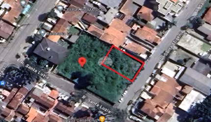 Terreno à venda na Rua Santa Efigênia, 572, Roseira, São José dos Pinhais, 507 m2 por R$ 280.000