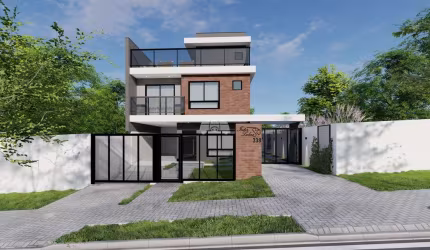 Casa em condomínio fechado com 3 quartos à venda na Rua Parintins, 338, Vila Izabel, Curitiba, 157 m2 por R$ 1.350.000