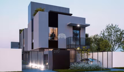 Casa em condomínio fechado com 3 quartos à venda na Rua Bernardino Iatauro, 270, Orleans, Curitiba, 174 m2 por R$ 950.000