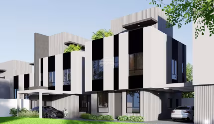 Casa em condomínio fechado com 3 quartos à venda na Rua Bernardino Iatauro, 270, Orleans, Curitiba, 170 m2 por R$ 950.000