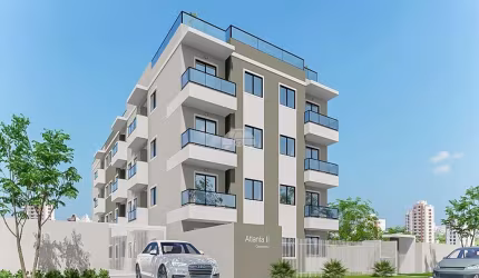 Apartamento com 3 quartos à venda na Rua Rio Piraquara, 1035, Weissópolis, Pinhais, 68 m2 por R$ 349.000