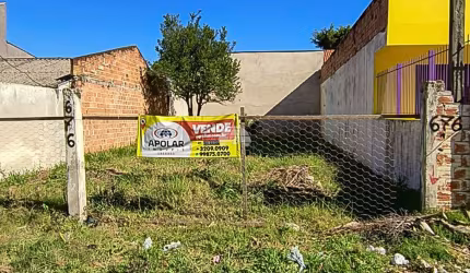 Terreno à venda na Rua Victor Luiz Maganhoto, 676, Uberaba, Curitiba, 147 m2 por R$ 230.000