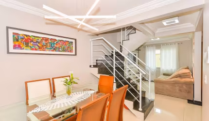 Casa em condomínio fechado com 3 quartos à venda na Rua Paulo Setúbal, 3113, Boqueirão, Curitiba, 117 m2 por R$ 610.000