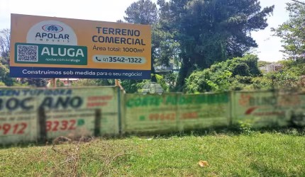 Terreno comercial para alugar na Rua Raphael Papa, 119, Jardim Social, Curitiba, 1000 m2 por R$ 5.500
