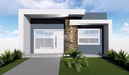Casa em condomínio fechado com 3 quartos à venda na Rua Francisco Alves Ferreira, 640, Vila Glória, Campo Largo, 67 m2 por R$ 350.000