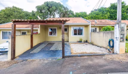 Casa em condomínio fechado com 2 quartos à venda na Rua Rio Negro, 101, Jardim Três Rios, Campo Largo, 139 m2 por R$ 210.000