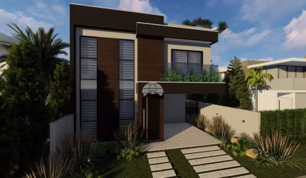 Casa em condomínio fechado com 4 quartos à venda na Rua Vereador Alberto Klemes, 35, Jardim das Américas, Campo Largo, 223 m2 por R$ 1.190.000