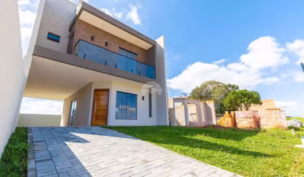 Casa em condomínio fechado com 3 quartos à venda na Estrada da Ratada, 71, Águas Claras, Campo Largo, 132 m2 por R$ 559.000