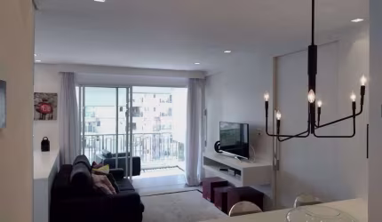 Apartamento com 1 dormitório para alugar, 50 m² por R$ 6.830,58/mês - Alphaville Conde II - Barueri/SP