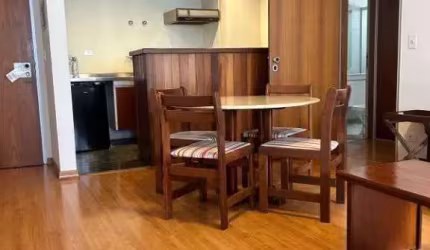 Flat com 1 dormitório para alugar, 53 m² por R$ 5.000/mês - Alphaville - Barueri/SP