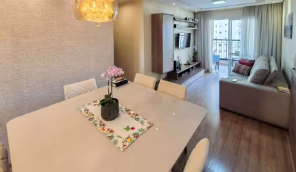 Apartamento 68m² Semi mobiliado: Ar condicionado, TV, Geladeira, Maquina lava e Seca, Micro-ondas, 2 dormitórios para alugar,  por R$ 4.600,00/mês .