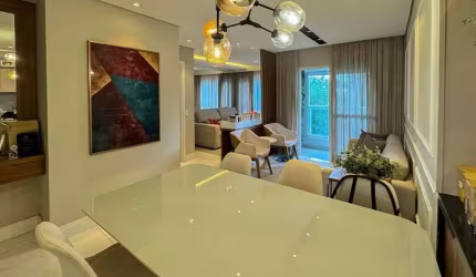 Apartamento com 1 dormitório para alugar, 67 m² por R$ 8.300,00/mês - Alphaville - Barueri/SP