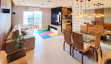 Apartamento todo  Mobiliado e Planejado, com 2 dormitórios + Escritório + closet, para alugar, 87 m² por R$ 6.250,00/mês - Jardim Tupanci - Barueri/SP