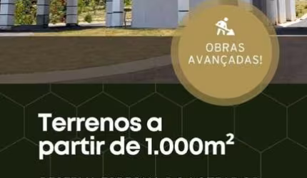 Terreno em condomínio fechado à venda na Avenida Nami Azem, 5.000, Caxambu, Jundiaí, 1000 m2 por R$ 650.000