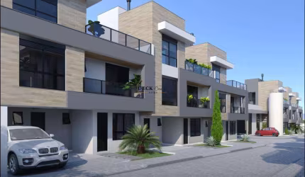 Casas novas em condomínio fechado no bairro de Santa Felicidade com 175m², 3 dormitórios ( sendo todos suítes ) e 2 vagas - Santa Felicidade - Curitiba - PR