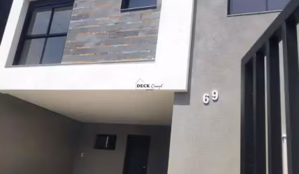 Sobrado novo no Bairro Pilarzinho com 161m², 3 dormitórios ( sendo 1 suíte ) e 4 vaga ( sendo 2 cobertas ) - Pilarzinho - Curitiba - PR