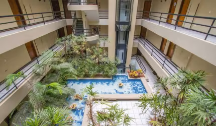 Apartamento de 1 dormitório, com móvel de cozinha em prédio com portaria 24 horas e elevador panorâmico - Juvevê/Centro Cívico - Curitiba Pr