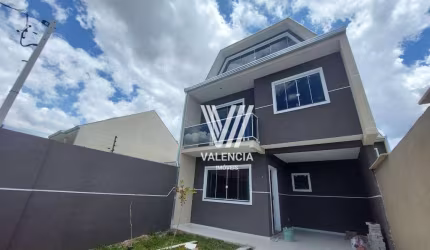 Sobrado | 3 dorm | Suíte | 2 vagas | 134 m² priv | Fazendinha - Curitiba/PR
