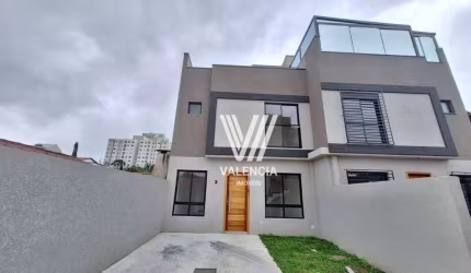 Sobrado | 3 dorm | Suíte | 2 vagas | 141 m² priv | Lindóia - Curitiba/PR
