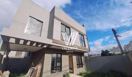 Sobrado | 3 dorm | Suíte | 2 vagas | 141 m² priv | Lindóia - Curitiba/PR