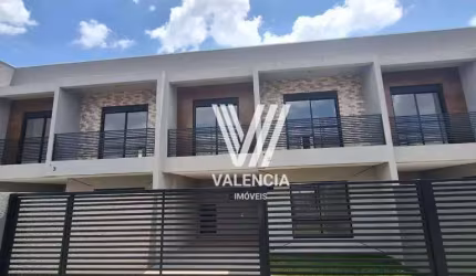 Sobrado de Rua | 3 Dorms | 124m² priv | 2 vagas | Uberaba - Curitiba/PR