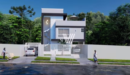 Sobrado em Condominio  | 3 Dorms | 143m² priv | 1 Vaga | Uberaba - Curitiba/PR