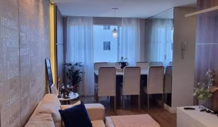 Apartamento Semi-mobiliado | 3 Dorms | 1 vaga | 72m² priv | Campo Comprido/PR